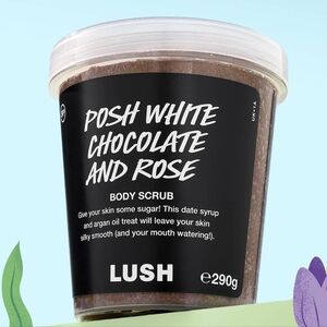 Lush Posh White Chocolate and Rose Body Scrub